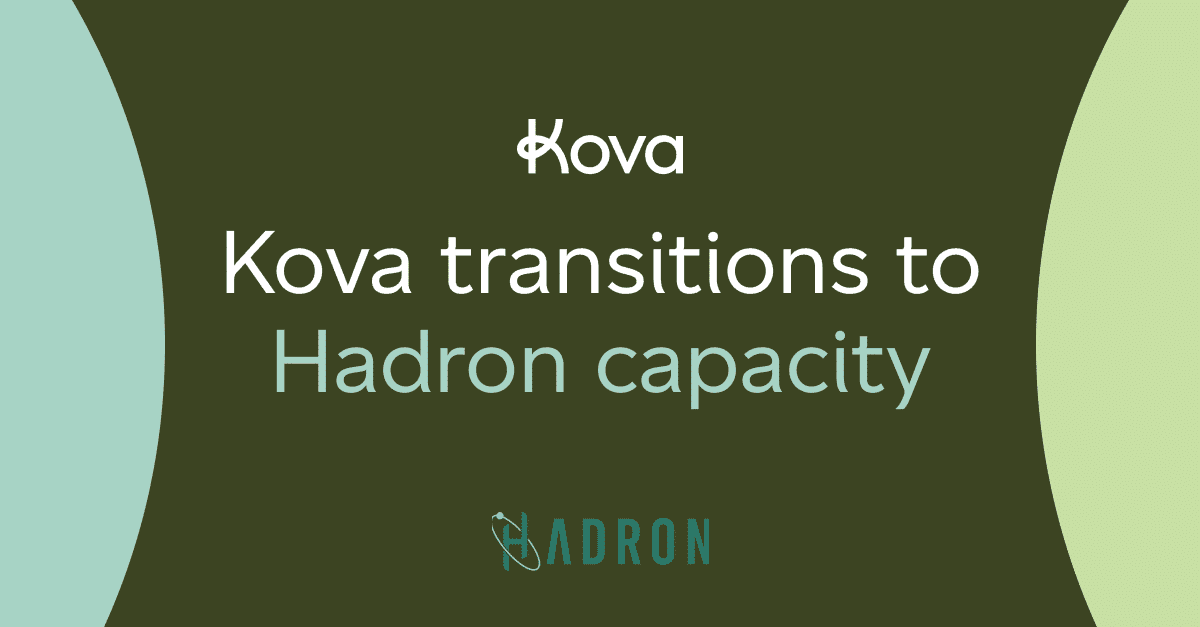 Kova Professions announces multi-year capacity agreement with Hadron